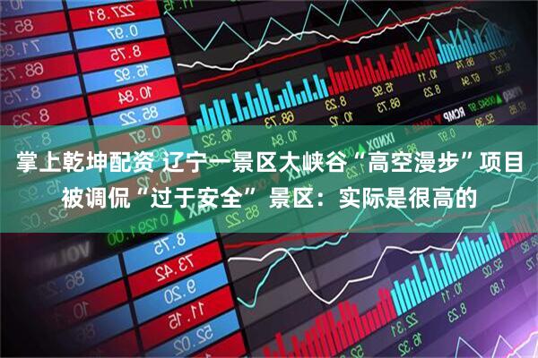 掌上乾坤配资 辽宁一景区大峡谷“高空漫步”项目被调侃“过于安全” 景区：实际是很高的